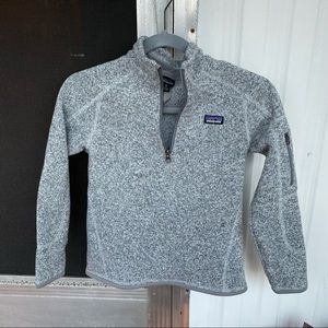Patagonia grey sweater 1/4 zip jacket pullover